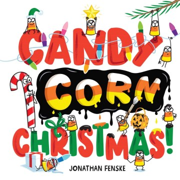 logo candy corn christmas