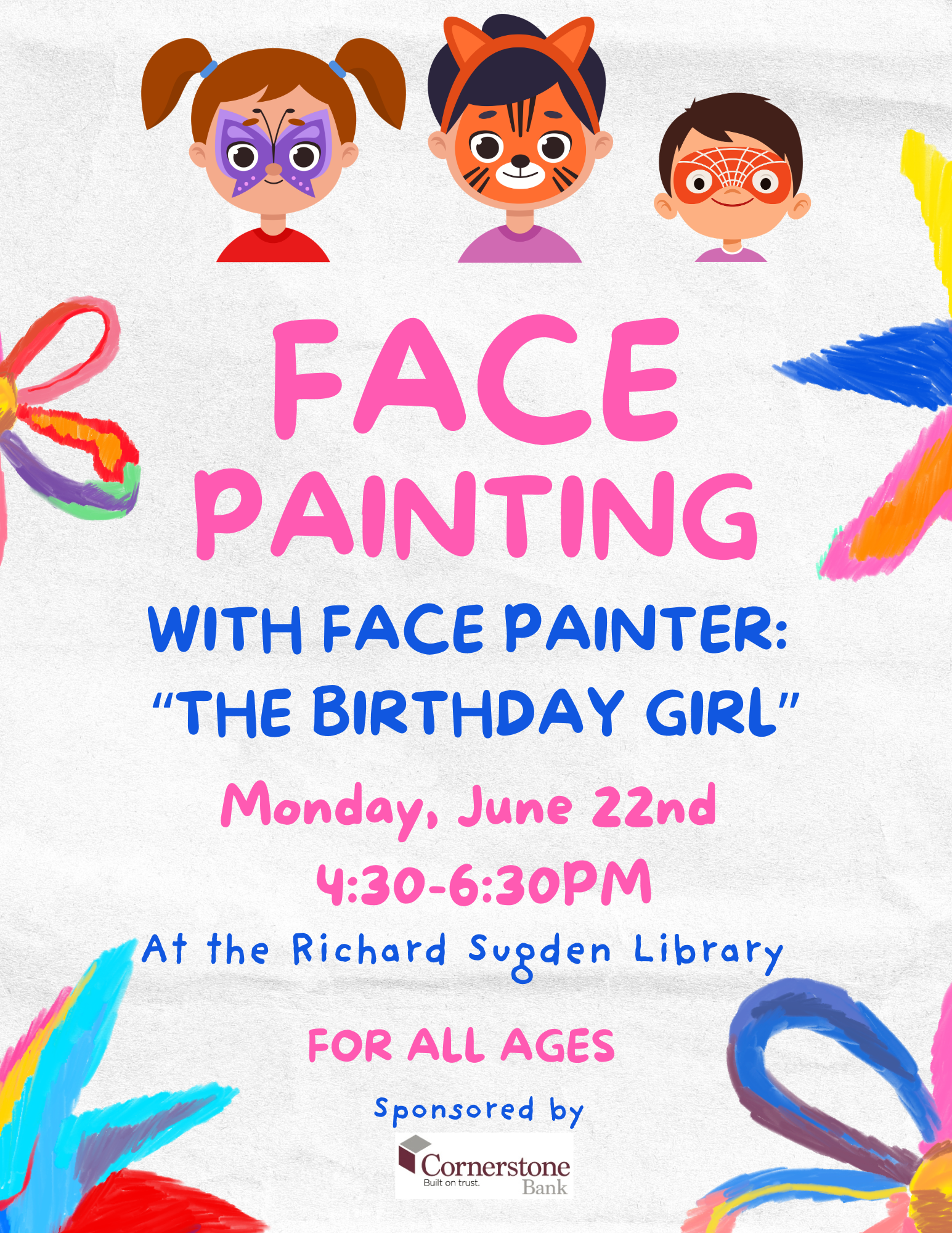 Face Painting with the Birthday Girl